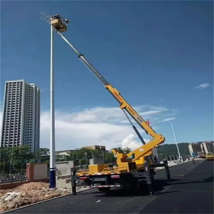 嵩县维修路灯的曲臂升降车出租